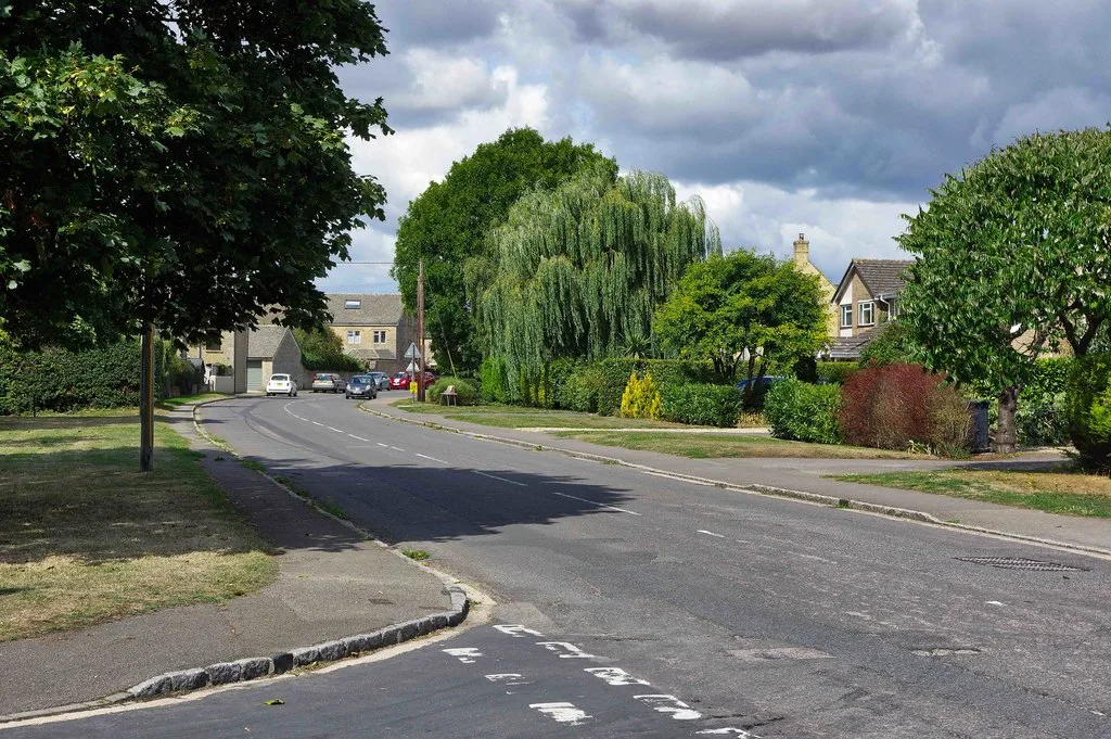 Witney Road in Ducklington. The parish is one of four next to Witney that would be invited to propose changes to the town's boundary