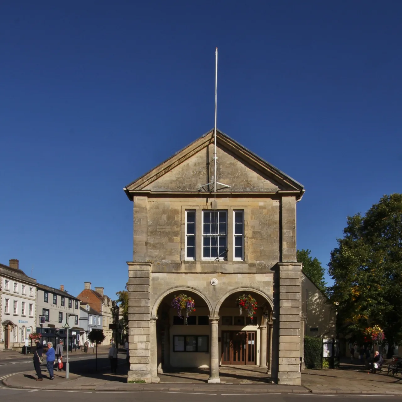 Witney Town Hall on Market Square, where the Stronger Communities Committee agreed the awards